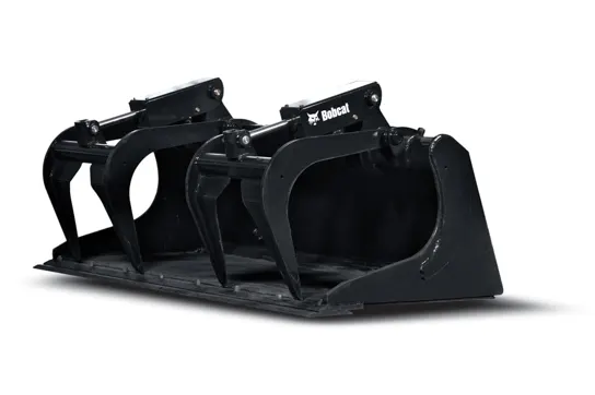 74-inch Grapple Bucket Skidsteer Attachment