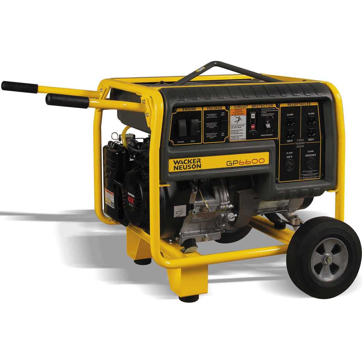 6000 Watt Portable Generator - Gas