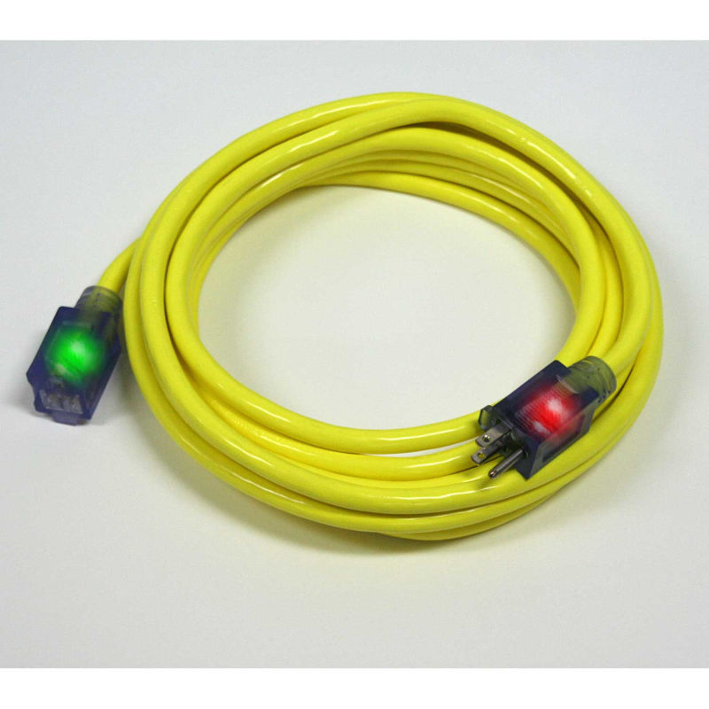 Extension Cord 50-ft 10/3 Sjtw 15a:120v - Yellow Jacket