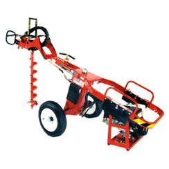 Post Hole Auger 1 Person Hydraulic Towable